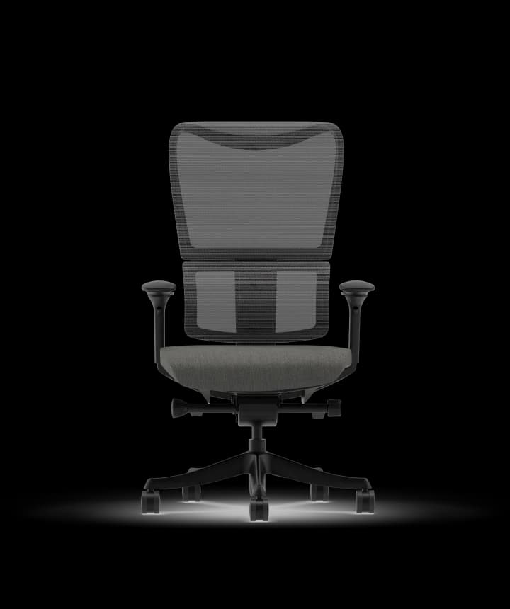 Ergonomische Stoel met Overmaatse Gebogen Rugleuning