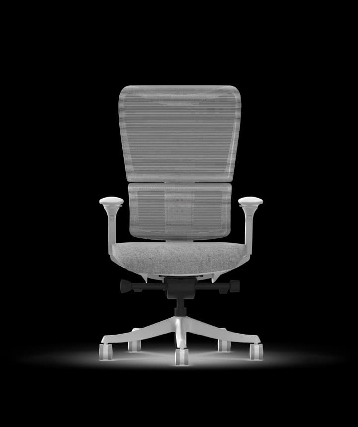 Ergonomische Stoel met Overmaatse Gebogen Rugleuning