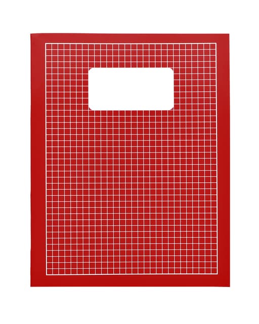 Schrift Qbasic 210x165mm ruit 5mm 80blz assorti