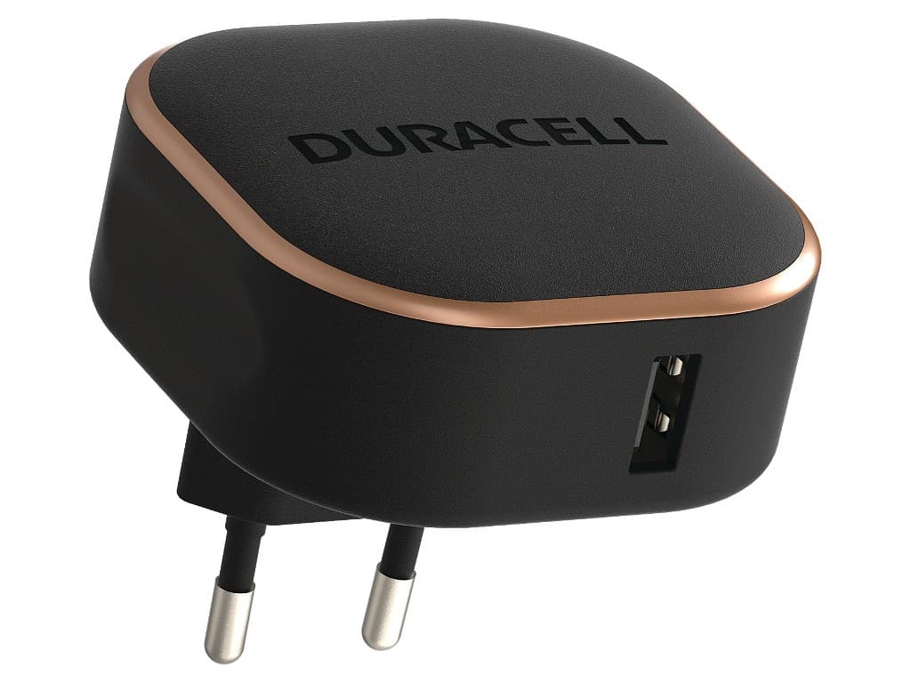 Duracell DRACUSB12-EU oplader voor mobiele apparatuur Zwart