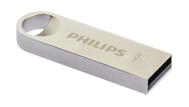 USB stick 2.0 Philips Moon USB-A 64GB zilver