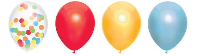 Ballonnen Haza Over The Rainbow 30cm 6 stuks assorti