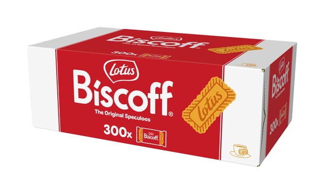 Koekjes Lotus Biscoff speculoos doos 300 stuks