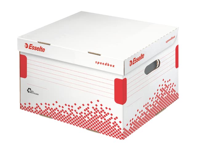 Opberg- en transportdoos Esselte Speedbox 433x263x364mm wit