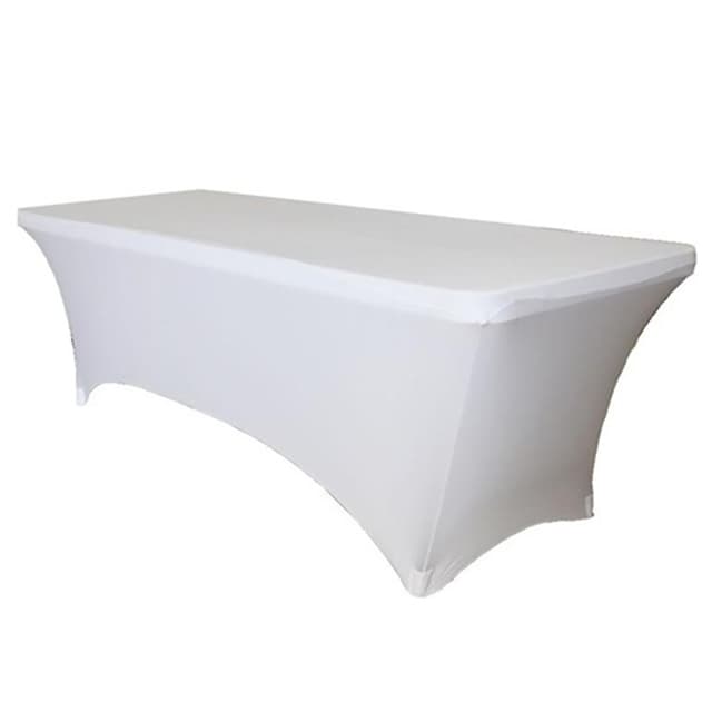 Tafelrok BRASQ 183x76x74cm wit