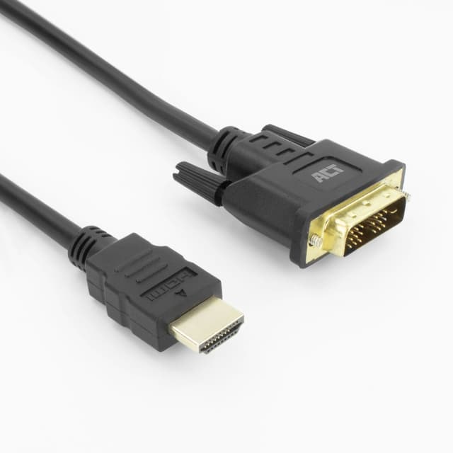 Adapterkabel ACT HDMI-A male naar DVI-D male 1 meter