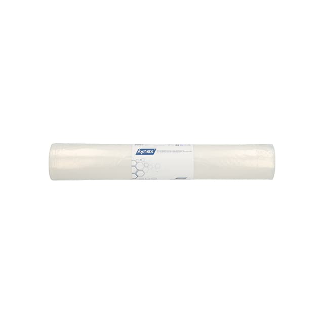 Afvalzak Hynex 70/15x200cm LDPE recycled T80 400L transparant ponsgaten rol à 5 stuks