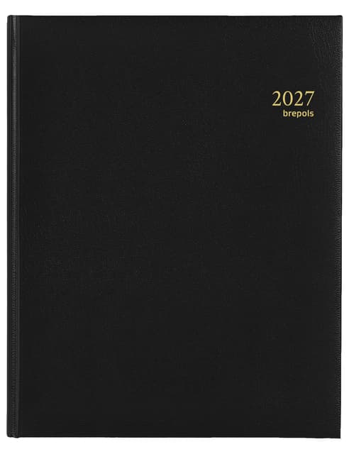 Agenda 2027 Brepols Concorde Lima 7dagen/2pagina's zwart