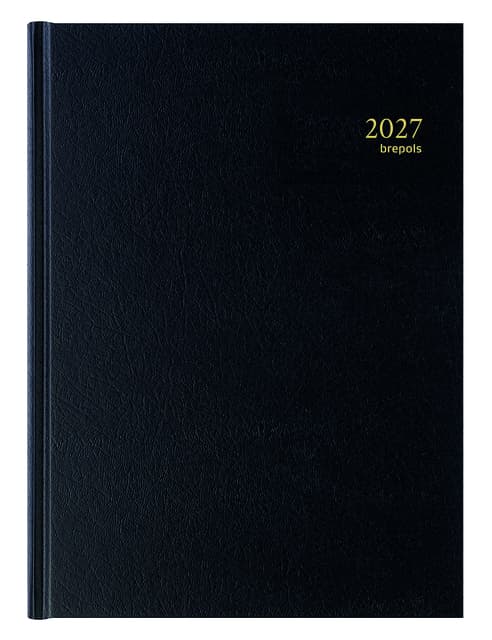 Agenda 2027 Brepols Bremax Santex A4 1dag/1pagina 4 kolommen zwart