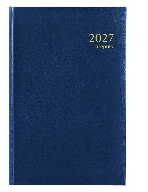 Agenda 2027 Brepols Saturnus Lima 7dagen/2pagina's blauw