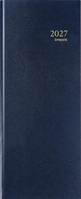 Agenda 2027 Brepols Saturnus Lima 1dag/1pagina blauw