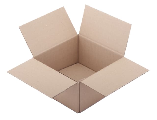 Amerikaanse vouwdoos CleverPack 200x200x110mm B-golf bruin 10 stuks