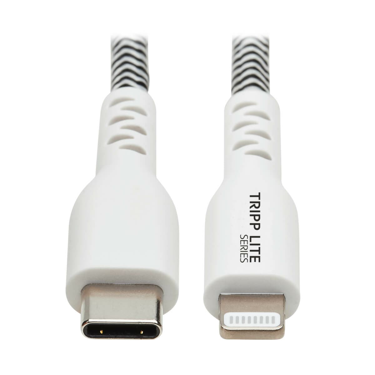 Tripp Lite M102-010-HD Lightning-kabel 3,05 m Zwart, Wit