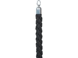 Afzetkoord Securit 150cm zwart met chroome knop